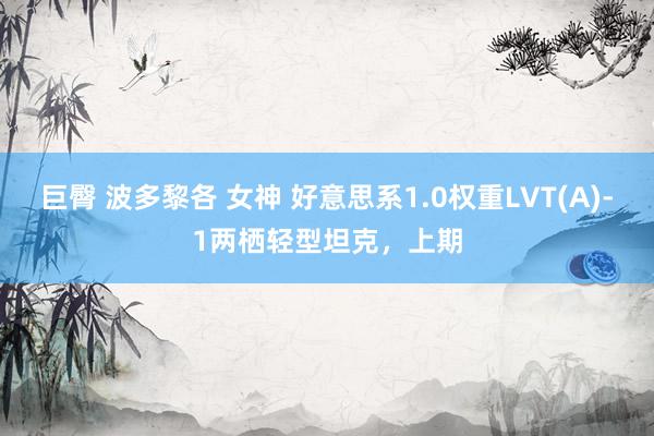 巨臀 波多黎各 女神 好意思系1.0权重LVT(A)-1两栖轻型坦克，上期