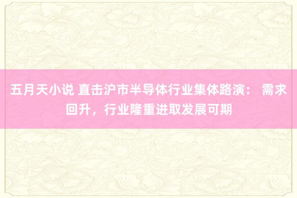 五月天小说 直击沪市半导体行业集体路演： 需求回升，行业隆重进取发展可期