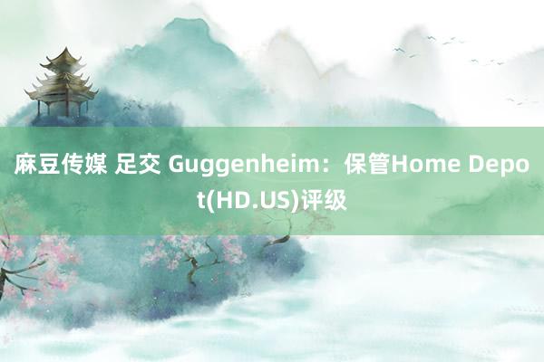 麻豆传媒 足交 Guggenheim：保管Home Depot(HD.US)评级