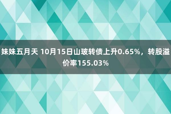 妹妹五月天 10月15日山玻转债上升0.65%，转股溢价率155.03%