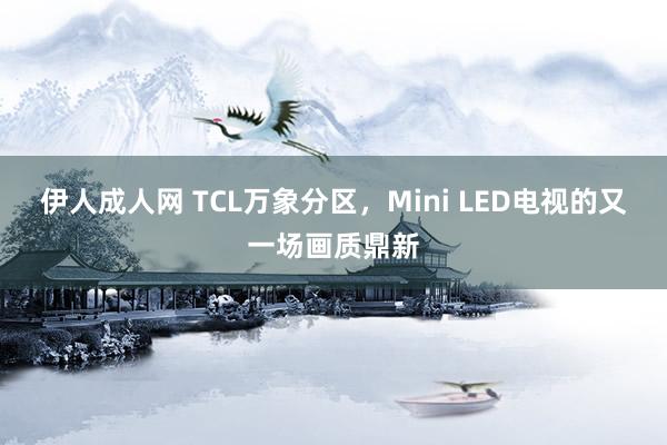 伊人成人网 TCL万象分区，Mini LED电视的又一场画质鼎新
