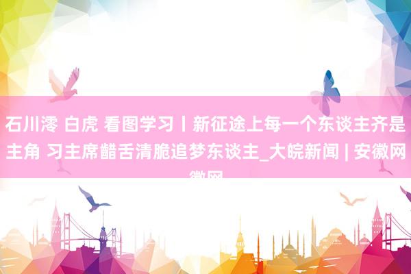 石川澪 白虎 看图学习丨新征途上每一个东谈主齐是主角 习主席齰舌清脆追梦东谈主_大皖新闻 | 安徽网