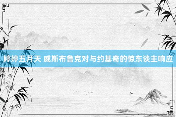 婷婷五月天 威斯布鲁克对与约基奇的惊东谈主响应