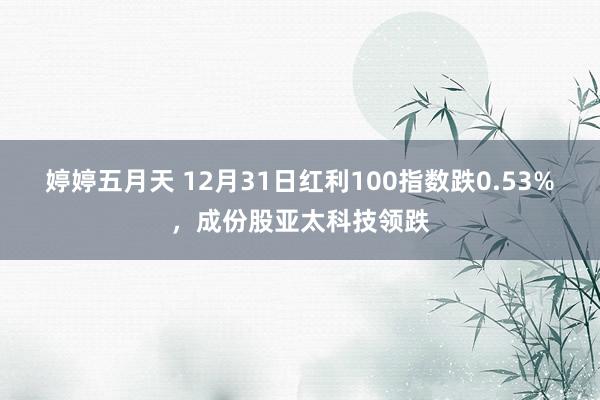 婷婷五月天 12月31日红利100指数跌0.53%，成份股亚太科技领跌